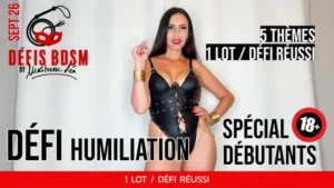 Défis Septembre 2026 • Humiliation débutant